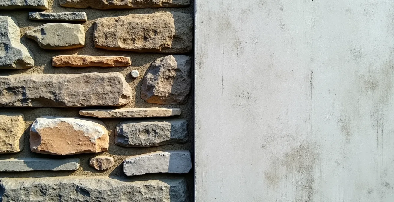 Deux immeubles côte à côte représentant le neuf et l'ancien