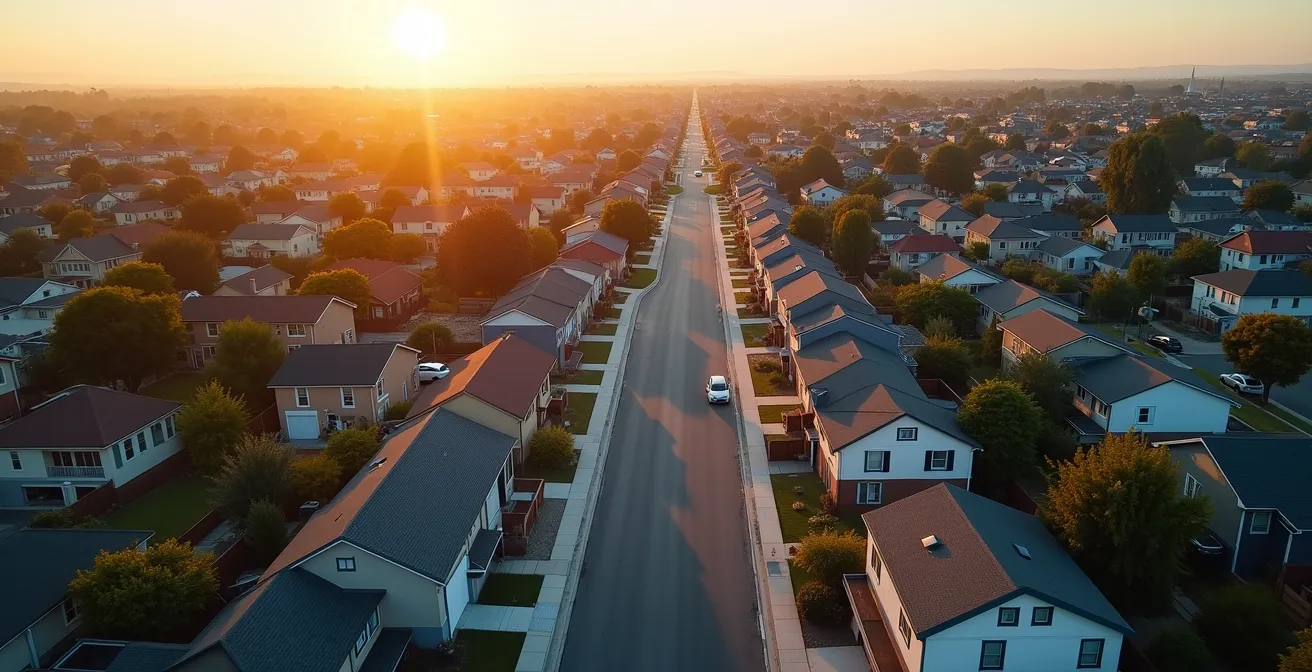 Représentation symbolique du cycle immobilier sur une période de 10 ans