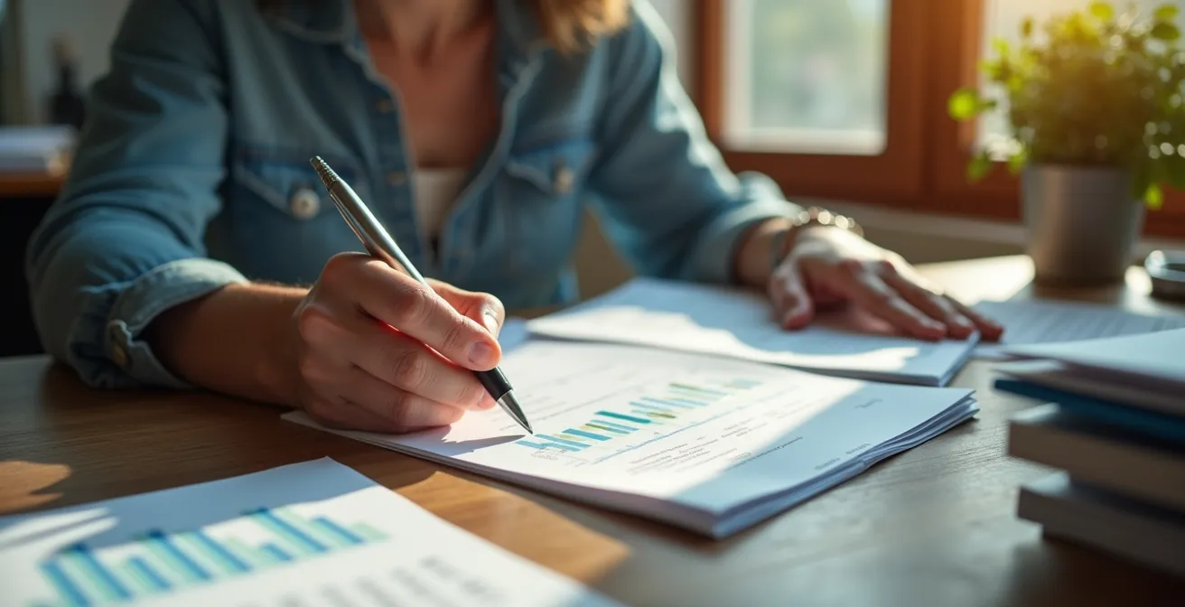 Organisation de documents fiscaux pour déclaration de revenus fonciers