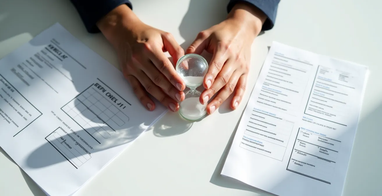 Discussion stratégique entre vendeur et agent immobilier sur la durée du mandat exclusif