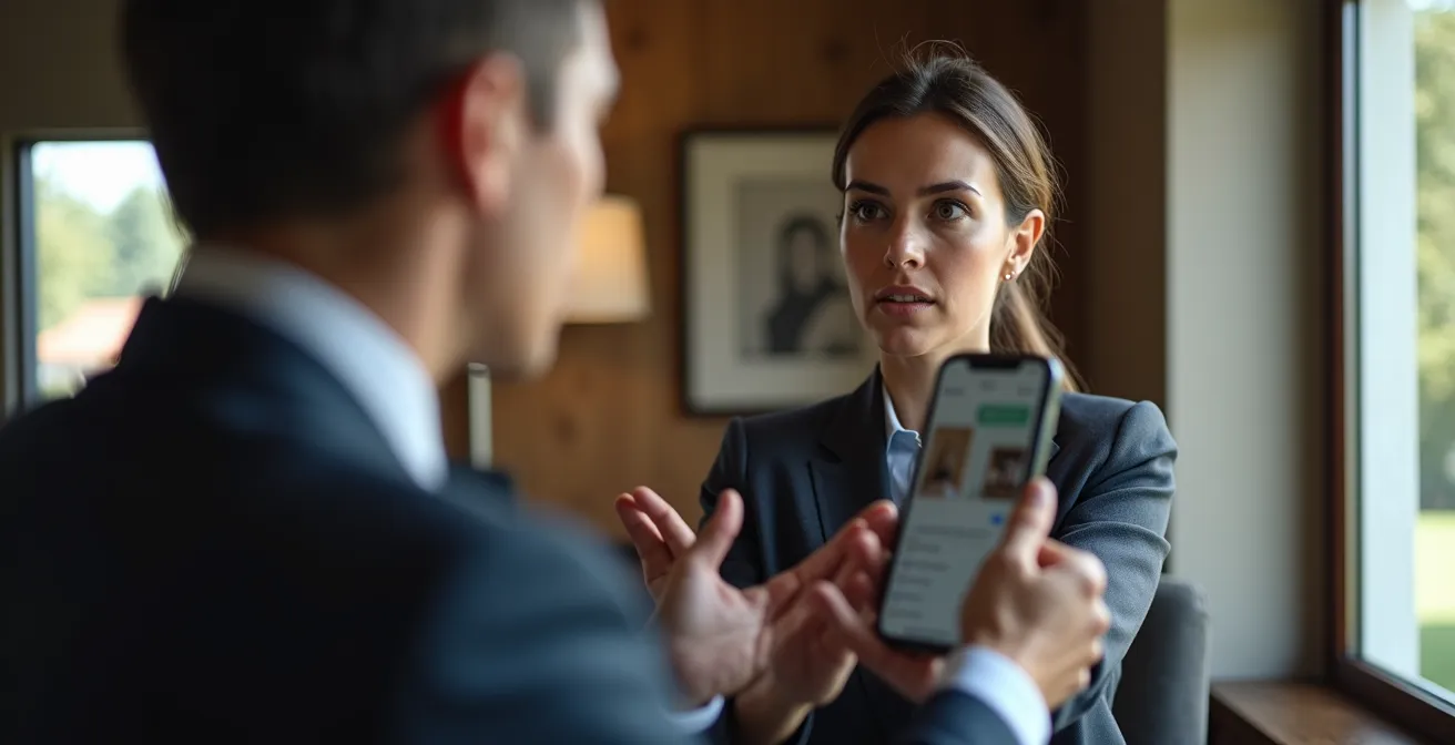 Vérification à distance d'un bien immobilier par appel vidéo lors de la visite finale